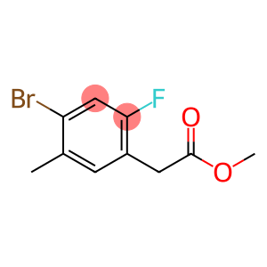 Methyl 4-Bromo-2-fluoro-5-methylphenylacetate