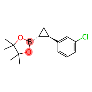 RAC-2-[(1R,2R)-2-(3-氯苯基)环丙基]-4,4,5,5-四甲基-1,3,2-二氧杂环硼烷E,TRANS