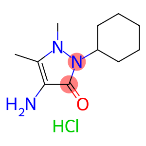 4-amino-2-cyclohexyl-1,5-dimethyl-2,3-dihydro-1H-pyrazol-3-one dihydrochloride