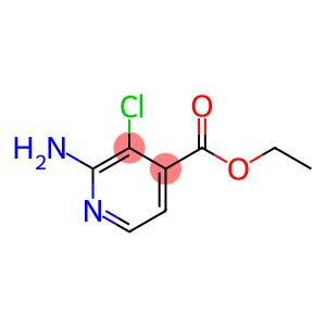 4-Pyridinecarboxylic acid, 2-amino-3-chloro-, ethyl ester