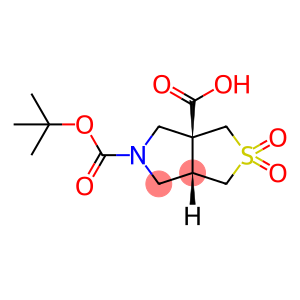 RAC-(3AR,6AS)-5-[(TERT-BUTOXY)CARBONYL]-2,2-DIOXO-HEXAHYDRO-1H-2LAMBDA6-THIENO[3,4-C]PYRROLE-3A-CARBOXYLIC ACID, CIS