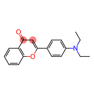 4H-1-Benzopyran-4-one, 2-[4-(diethylamino)phenyl]-
