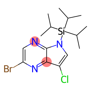 2-Bromo-7-chloro-5-(triisopropylsilyl)-5H-pyrrolo[2,3-b]pyrazine