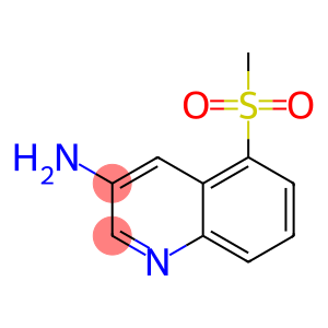 5-(methylsulfonyl)quinolin-3-amine