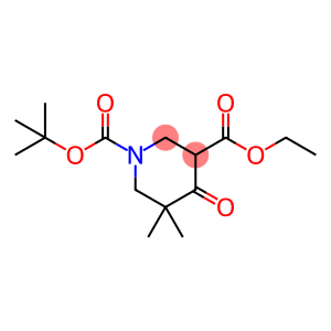 1-TERT-BUTYL 3-ETHYL 5,5-DIMETHYL-4-OXOPIPERIDINE-1,3-DICARBOXYLATE