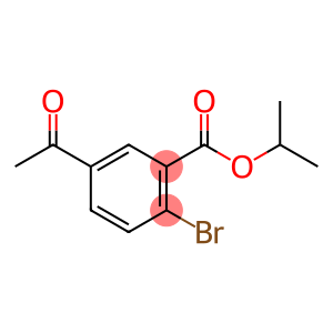 Benzoic acid, 5-acetyl-2-bromo-, 1-methylethyl ester