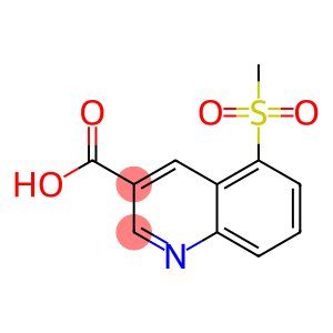 5-(methylsulfonyl)quinoline-3-carboxylic acid