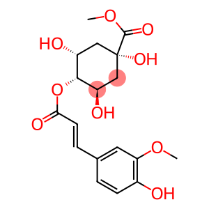 (1ALPHA,3R,4ALPHA,5R)-1,3,5-三羟基-4-[[(2E)-3-(4-羟基-3-甲氧基苯基)-1-氧代-2-丙烯-1-基]氧基]环己烷羧酸甲酯