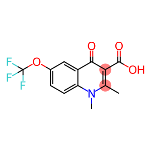 1,2-Dimethyl-4-oxo-6-(trifluoromethoxy)-1,4-dihydroquinoline-3-carboxylic acid