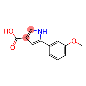 5-(3-甲氧苯基)-1H-吡咯-3-羧酸