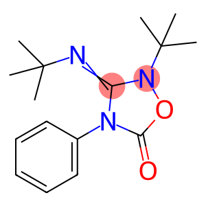 2-tert-Butyl-3-(tert-butylimino)-4-phenyl-1,2,4-oxadiazolidin-5-one