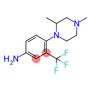 Benzenamine, 4-(2,4-dimethyl-1-piperazinyl)-3-(trifluoromethyl)-