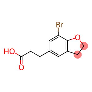 5-Benzofuranpropanoic acid, 7-bromo-2,3-dihydro-