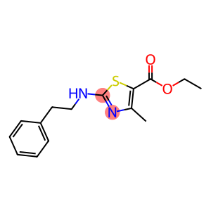 ETHYL 5-METHYL-3-((2-PHENYLETHYL)AMINO)-2,4-THIAZOLECARBOXYLATE