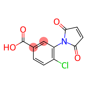 4-chloro-3-(2,5-dioxo-2,5-dihydro-1H-pyrrol-1-yl)benzoic acid