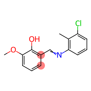 3-CHLORO-2-METHYL-N-(2-HYDROXY-3-METHOXYBENZYLIDENE)ANILINE