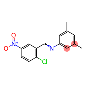 Benzenamine, N-[(2-chloro-5-nitrophenyl)methylene]-3,5-dimethyl-