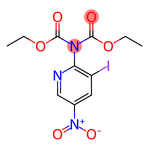 ethyl N-(ethoxycarbonyl)-N-(3-iodo-5-nitropyridin-2-yl)carbamate