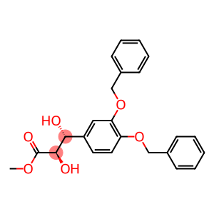 Benzenepropanoic acid, α,β-dihydroxy-3,4-bis(phenylmethoxy)-, methyl ester, (αR,βR)-