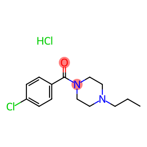 (4-chlorophenyl)-(4-propylpiperazin-1-yl)methanone hydrochloride