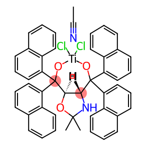 (4R,5R)-(-)-2,2-Dimethyl-α,α,α',α'-tetra(1-naphthyl)-1,3-dioxolane-4,5-dimethanolatotitanium(IV) dichloride acetonitrile adduct