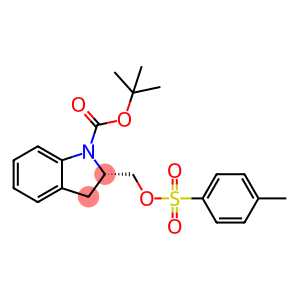 1H-Indole-1-carboxylic acid, 2,3-dihydro-2-[[[(4-methylphenyl)sulfonyl]oxy]methyl]-, 1,1-dimethylethyl ester, (2S)-