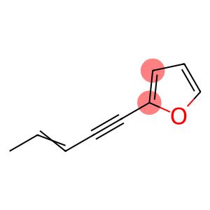 Furan, 2-(3-penten-1-ynyl)- (9CI)