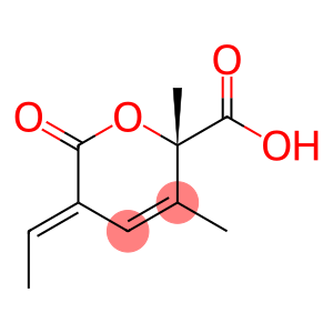 (S)-5-[(E)-Ethylidene]-5,6-dihydro-2,3-dimethyl-6-oxo-2H-pyran-2-carboxylic acid