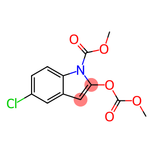 5-chloro-2-methoxycarbonyloxy-indole-1-carboxylic acid methyl ester