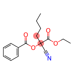 2-Cyano-2-(benzoyloxy)hexanoic acid ethyl ester