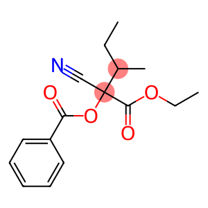 2-Cyano-2-(benzoyloxy)-3-methylvaleric acid ethyl ester