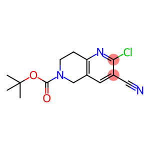 tert-butyl 2-chloro-3-cyano-7,8-dihydro-1,6-naphthyridine-6(5H)-carboxylate