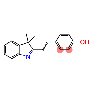 4-[2-(3,3-Dimethyl-3H-indol-2-yl)ethenyl]phenol