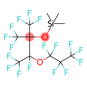 Trimethyl(perfluoro-1,1,2-trimethyl-3-oxahexyloxy)silane