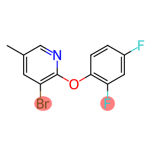 3-Bromo-2-(2,4-difluorophenoxy)-5-methylpyridine