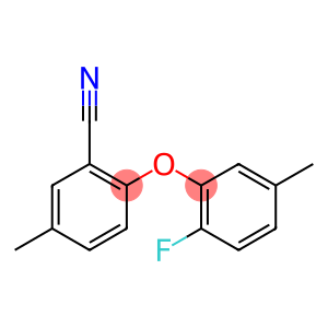 2-(2-Fluoro-5-methylphenoxy)-5-methylbenzonitrile