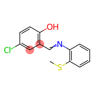 Phenol, 4-chloro-2-[[[2-(methylthio)phenyl]imino]methyl]-