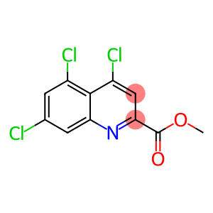 2-Quinolinecarboxylic  acid,  4,5,7-trichloro-,  methyl  ester
