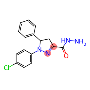 1-(4-Chlorophenyl)-5-phenyl-4,5-dihydro-1H-pyrazole-3-carbohydrazide