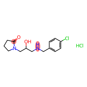 1-{3-[(4-chlorobenzyl)amino]-2-hydroxypropyl}pyrrolidin-2-one hydrochloride