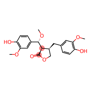 2(3H)-Furanone, dihydro-3-[(R)-(4-hydroxy-3-methoxyphenyl)methoxymethyl]-4-[(4-hydroxy-3-methoxyphenyl)methyl]-, (3R,4R)-