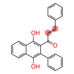 1-(1,4-Dihydroxy-3-phenylnaphthalen-2-yl)-3-phenylprop-2-en-1-one