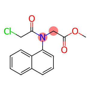 Glycine, N-(chloroacetyl)-N-1-naphthalenyl-, methyl ester (9CI)