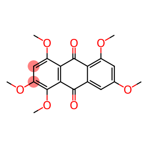 9,10-Anthracenedione, 1,2,4,5,7-pentamethoxy-