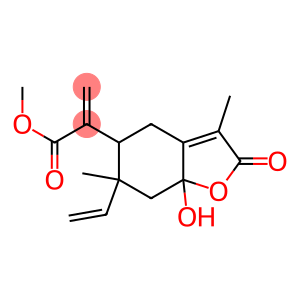 5-Benzofuranacetic acid, 6-ethenyl-2,4,5,6,7,7a-hexahydro-7a-hydroxy-3,6-dimethyl-α-methylene-2-oxo-, methyl ester, (5R,6S,7aS)-rel-