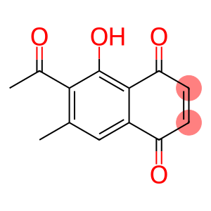 1,4-Naphthalenedione, 6-acetyl-5-hydroxy-7-methyl-