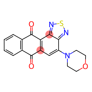 4-(4-morpholinyl)anthra[1,2-c][1,2,5]thiadiazole-6,11-dione