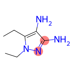 1H-Pyrazole-3,4-diamine,  1,5-diethyl-