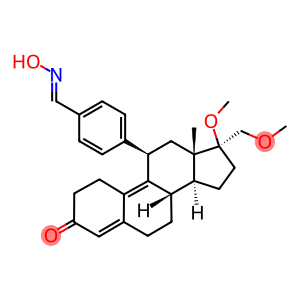 Benzaldehyde, 4-[(11β,17β)-17-methoxy-17-(methoxymethyl)-3-oxoestra-4,9-dien-11-yl]-, 1-oxime, [C(E)]-