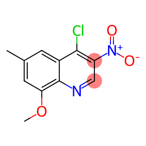 4-chloro-8-methoxy-6-methyl-3-nitroquinoline